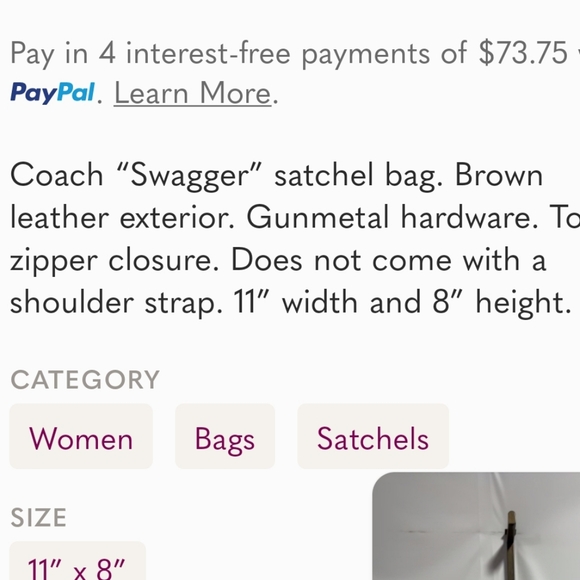 Coach Swagger 2016 Bag - Picture 12 of 12